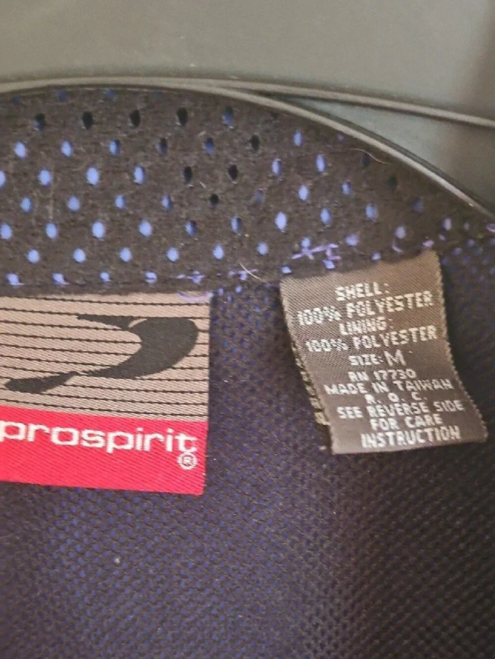 Prospirit Purple Zip-Up Windbreaker Jacket. FLAW